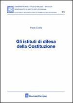 Gli istituti di difesa della Costituzione