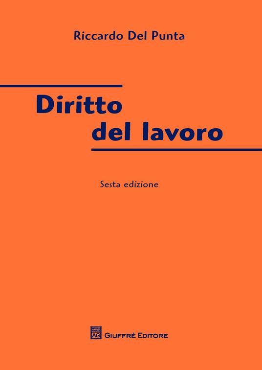 Diritto del lavoro - Riccardo Del Punta - copertina