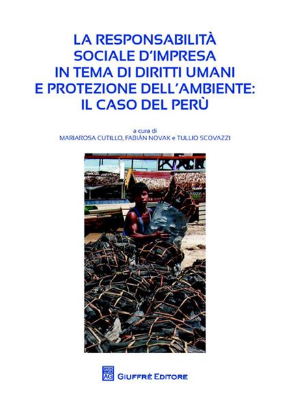 La responsabilità sociale d'impresa in tema di diritti umani e protezione dell'ambiente. Il caso del Perù - copertina