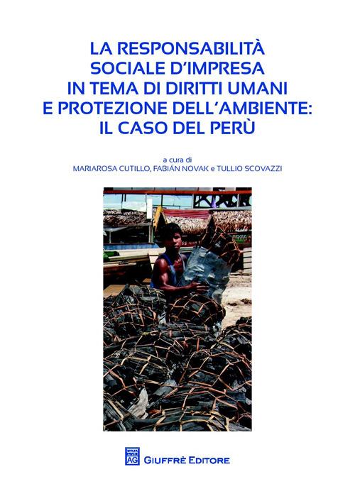 La responsabilità sociale d'impresa in tema di diritti umani e protezione dell'ambiente. Il caso del Perù - copertina