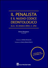 Il penalista e il nuovo codice deontologico - copertina