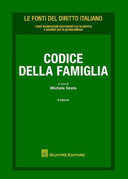 Codice della famiglia - copertina