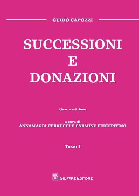 Successioni e donazioni - Guido Capozzi - copertina