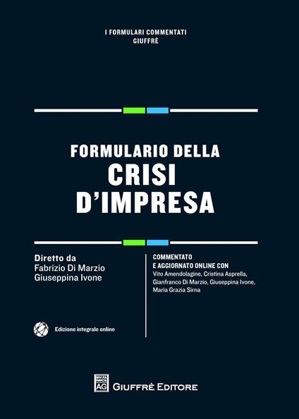 Formulario della crisi d'impresa - copertina