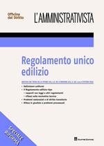 Regolamento unico edilizio