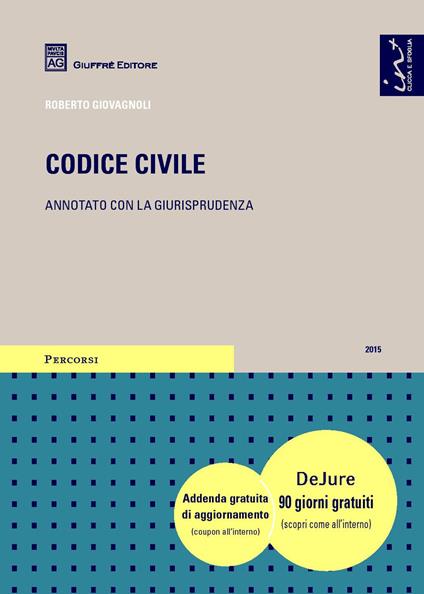 Codice civile. Annotato con la giurisprudenza - copertina