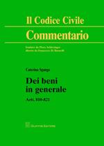 Dei beni in generale. Artt. 810-821