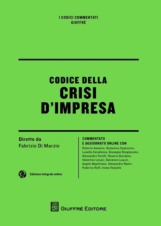 Codice della crisi d'impresa - copertina