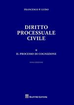 Diritto processuale civile. Vol. 2: processo di cognizione, Il.