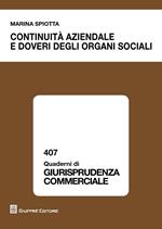 Continuità aziendale e doveri degli organi sociali