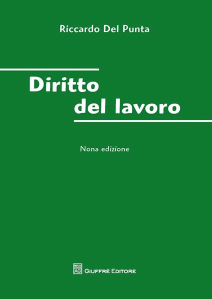 Diritto del lavoro - Riccardo Del Punta - copertina