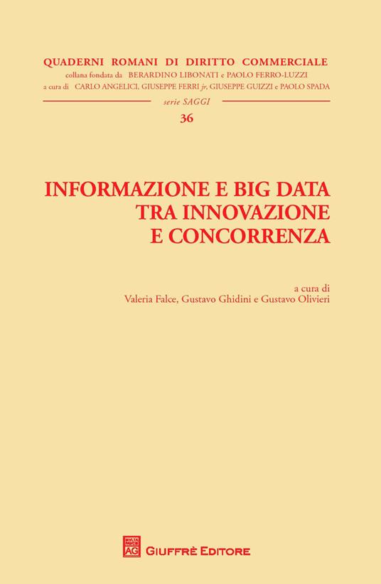 Informazione e big data tra innovazione e concorrenza - copertina