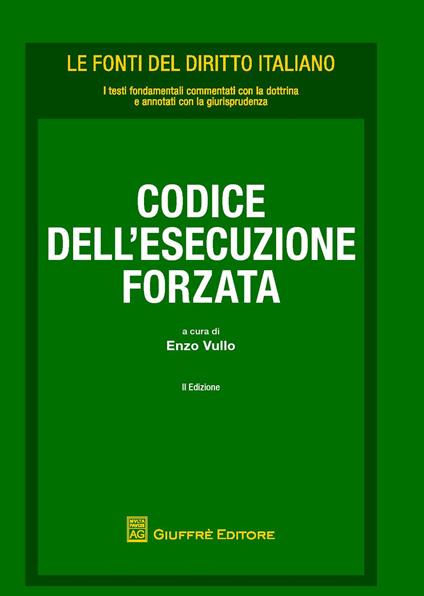 Codice dell'esecuzione forzata - copertina