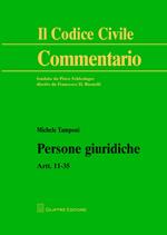 Persone giuridiche. Artt. 11-35