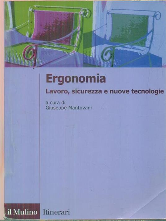 Ergonomia. Lavoro, sicurezza e nuove tecnologie - copertina