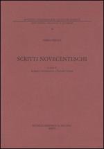 Scritti novecenteschi