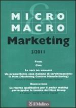 Micro & Macro Marketing (2011). Vol. 3