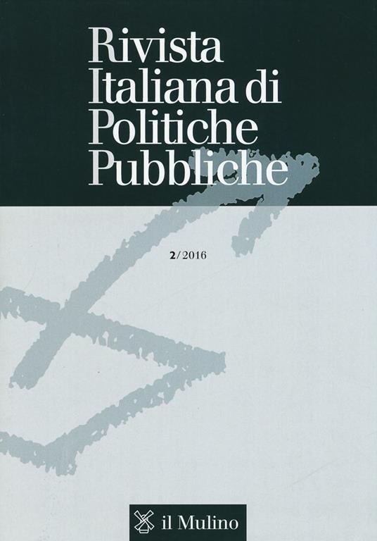 Rivista italiana di politiche pubbliche. Vol. 2 - copertina