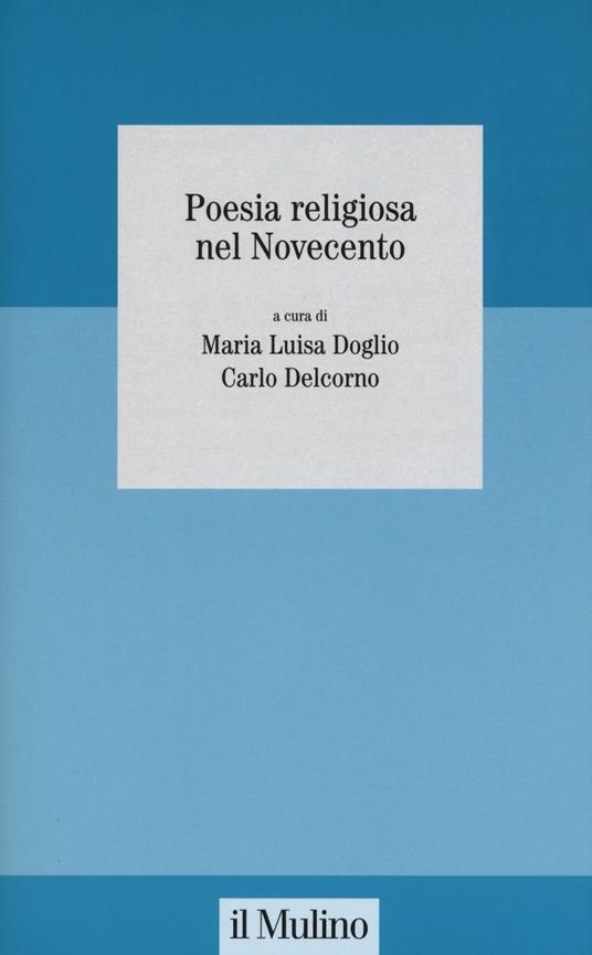 Poesia religiosa nel Novecento - copertina