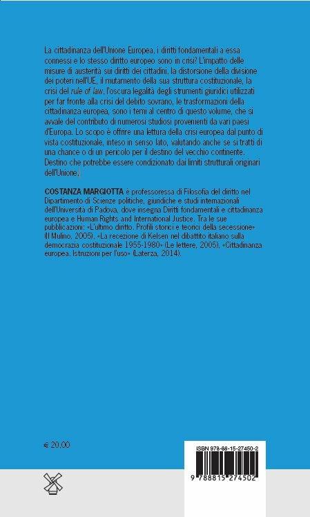 Europa: diritto della crisi e crisi del diritto. Austerità, diritti, cittadinanza - 2