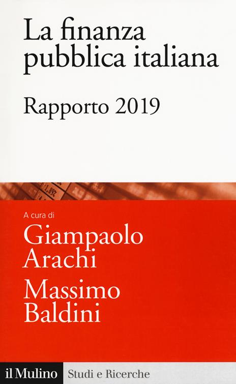 La finanza pubblica italiana. Rapporto 2019 - copertina