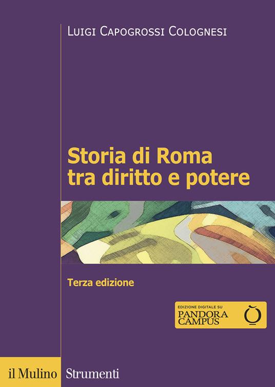 Storia di Roma tra diritto e potere. La formazione di un ordinamento giuridico - Luigi Capogrossi Colognesi - copertina