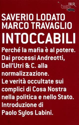 Intoccabili - Saverio Lodato,Marco Travaglio - copertina