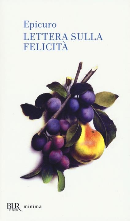 Lettera sulla felicità - Epicuro - copertina