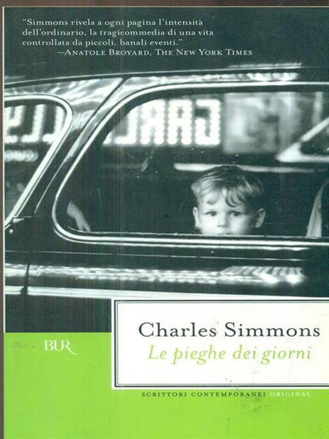 Le pieghe dei giorni - Charles Simmons - copertina