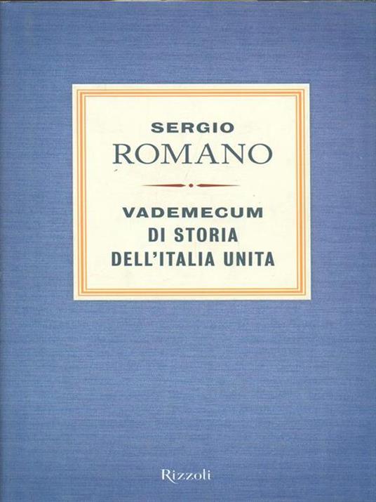 Vademecum di storia dell'Italia unita - Sergio Romano - 5