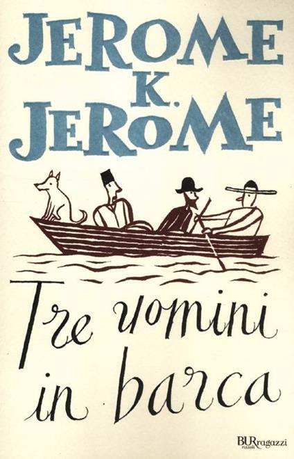 Tre uomini in barca - Jerome K. Jerome - copertina