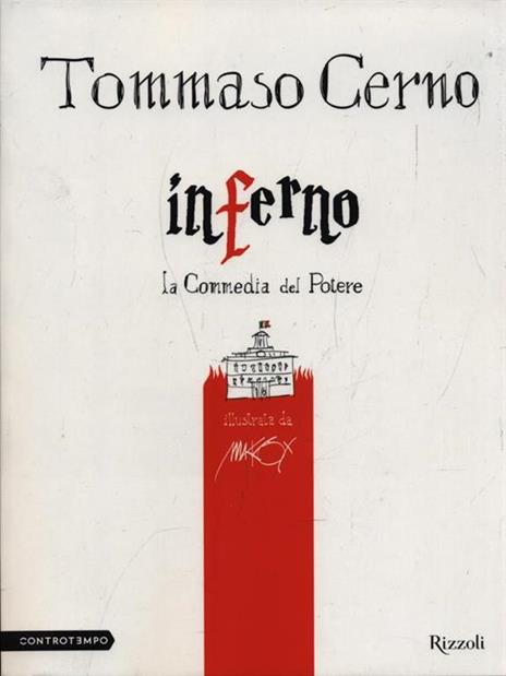 Inferno. La Commedia del potere - Tommaso Cerno,Makkox - copertina