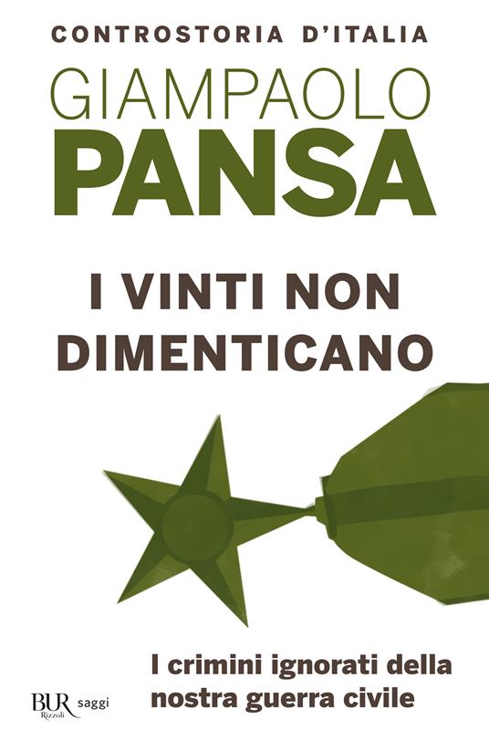 I vinti non dimenticano. I crimini ignorati della nostra guerra civile - Giampaolo Pansa - copertina