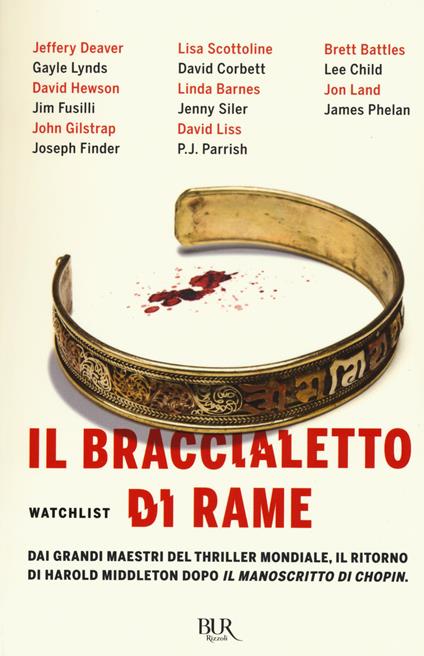 Il braccialetto di rame - Jeffery Deaver - copertina