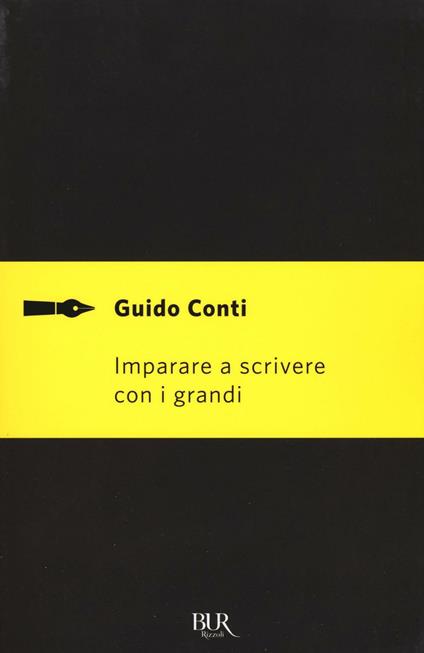 Imparare a scrivere con i grandi - Guido Conti - copertina