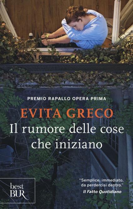 Il rumore delle cose che iniziano - Evita Greco - copertina