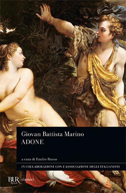 L'adone - Giambattista Marino - copertina