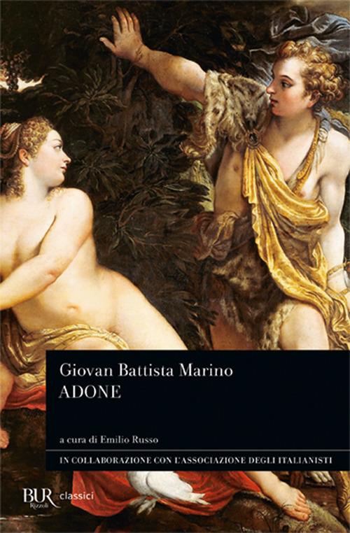 L'adone - Giambattista Marino - copertina