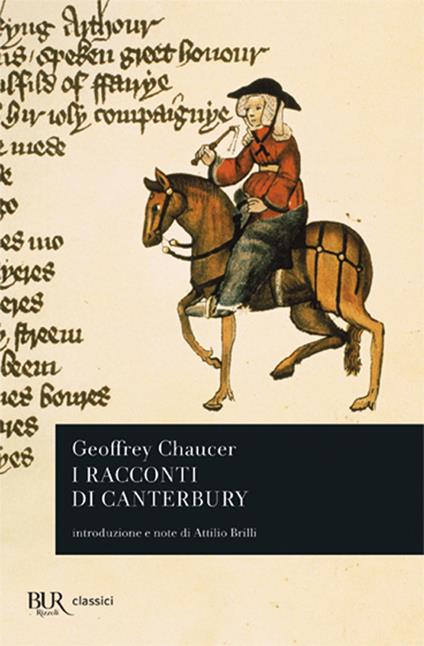 I racconti di Canterbury - Geoffrey Chaucer - copertina