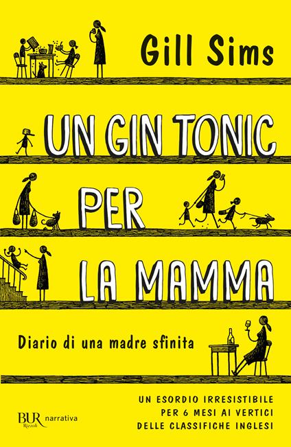 Un gin tonic per la mamma. Diario di una madre sfinita - Gill Sims - copertina