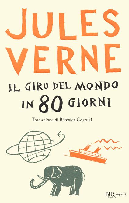 Il giro del mondo in 80 giorni - Jules Verne - copertina