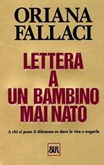 Lettera a un bambino mai nato