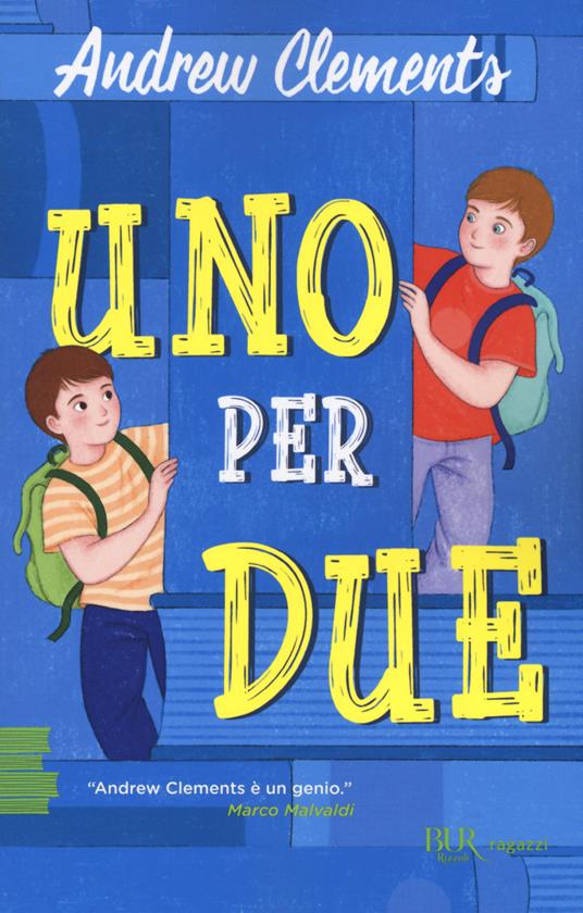 Uno per due - Andrew Clements - copertina