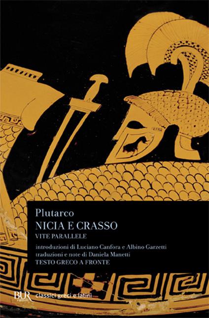 Vite parallele. Nicia-Crasso - Plutarco - copertina