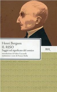 Il riso. Saggio sul significato del comico - Henri Bergson - copertina