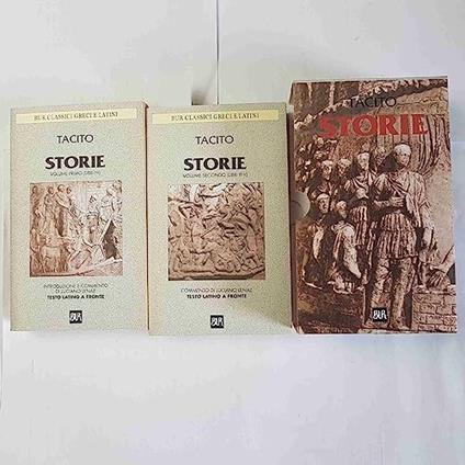 Storie. Testo latino a fronte. Vol. 1-2: Libri 1-2-3-5 - Publio Cornelio Tacito - copertina