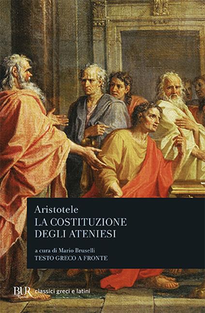 La costituzione degli ateniesi - Aristotele - copertina