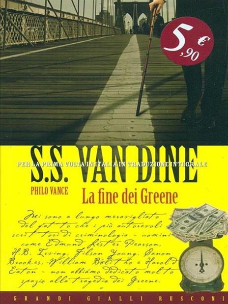 La fine dei Greene - S. S. Van Dine - 3