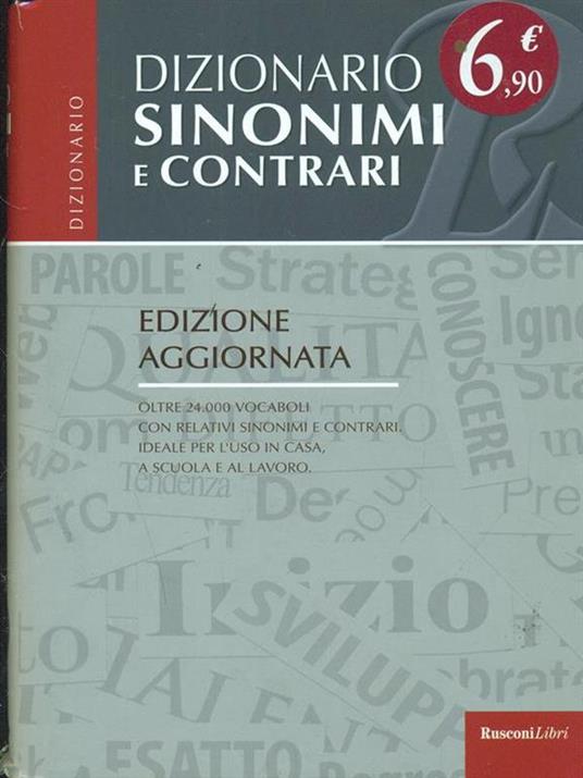 Dizionari sinonimi e contrari - 3