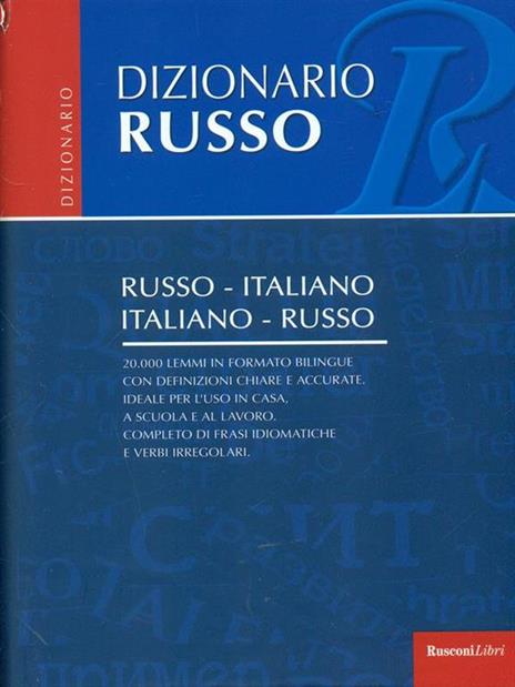 Dizionario russo - copertina